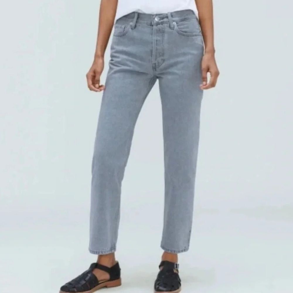 EVERLANE 26 R THE RELAXED FIT STRAIGHT LEG JEAN GRAY DENIM